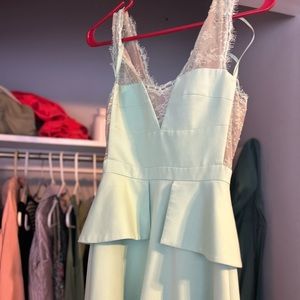 Women's CS mint green dress